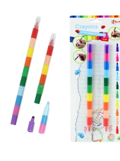 10-in-1 vetkrijtstift meerkleurig - vanaf 3 jaar