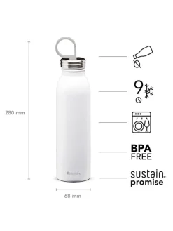 Isoleerfles "Chilled" wit - 550 ml