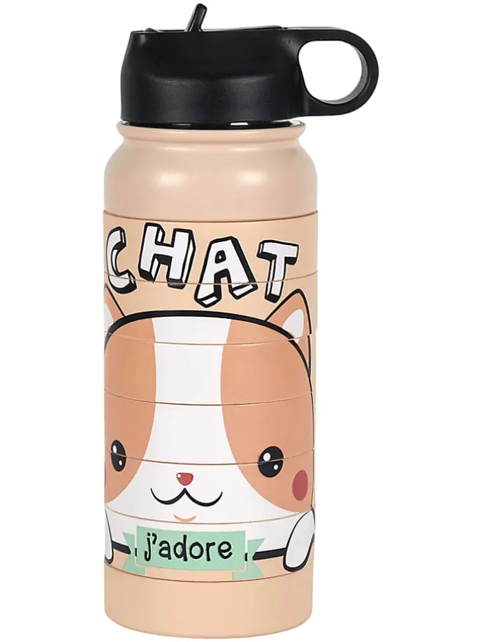 Isoleerfles "Puzzle Kawaii" - 750 ml (verrassingsproduct)