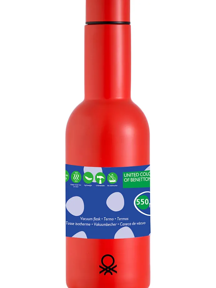 Isoleerfles rood - 550 ml