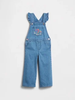 Jeanslatzhose blauw