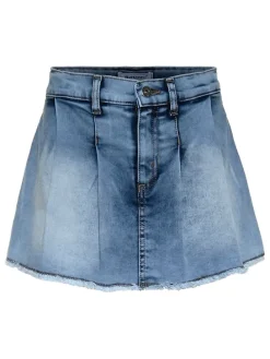 Jeansskort lichtblauw