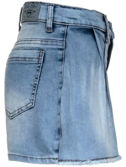 Jeansskort lichtblauw