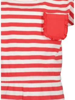 Jumpsuit wit/rood