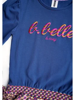 Jurk blauw/meerkleurig