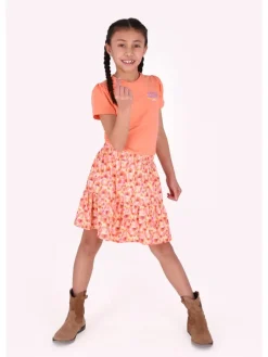 Jurk "Dunya" oranje