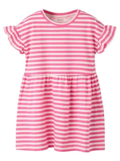 Jurk "Junni" roze/crème