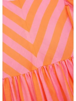 Jurk lichtroze/oranje
