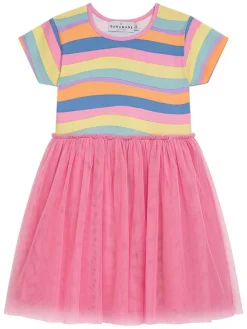 Jurk meerkleurig/roze
