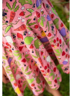 Jurk "Spring" lichtroze/meerkleurig