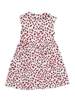 Jurk wit/rood