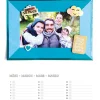 Kalender om zelf vorm te geven wit - (L)24 x (B)23 cm