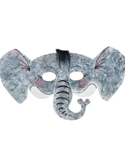 Kindermaskers "Dieren" wit - 6 stuks