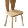 Kinderstoel "Bunny" naturel - (B)30 x (H)55 x (D)25 cm