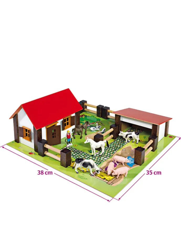 Kleine boerderij met accessoires - vanaf 3 jaar