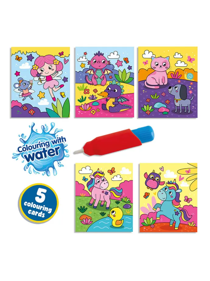 Kleurboek "Schilderen met waterstiften - Fantasie" - vanaf 3 jaar