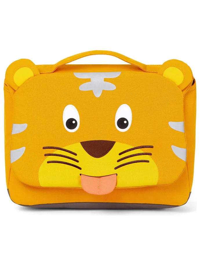 Kleuterschooltas "Tijger" geel - (B)31,5 x (H)23,5 x (T)7 cm
