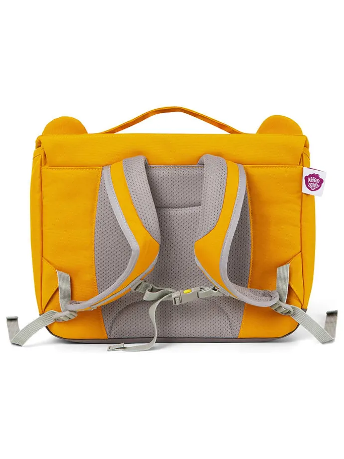 Kleuterschooltas "Tijger" geel - (B)31,5 x (H)23,5 x (T)7 cm