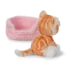 Knuffeldier met mandje "Red Cat Tabby" - vanaf de geboorte