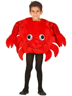 Kostuum "Krab" rood
