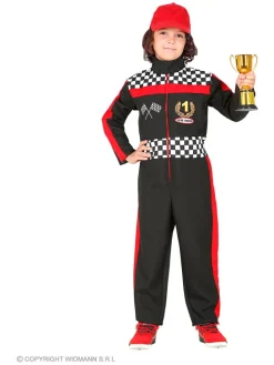 Kostuumpak "Formule 1 coureur" zwart/rood