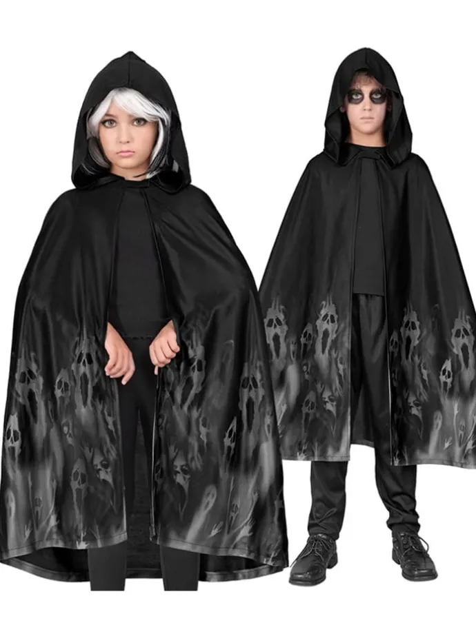Kostuum "SPOOKCAPE" zwart