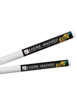 Krijtmarkers wit - 2 stuks