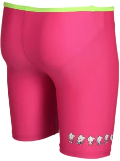 Lange zwembroek roze