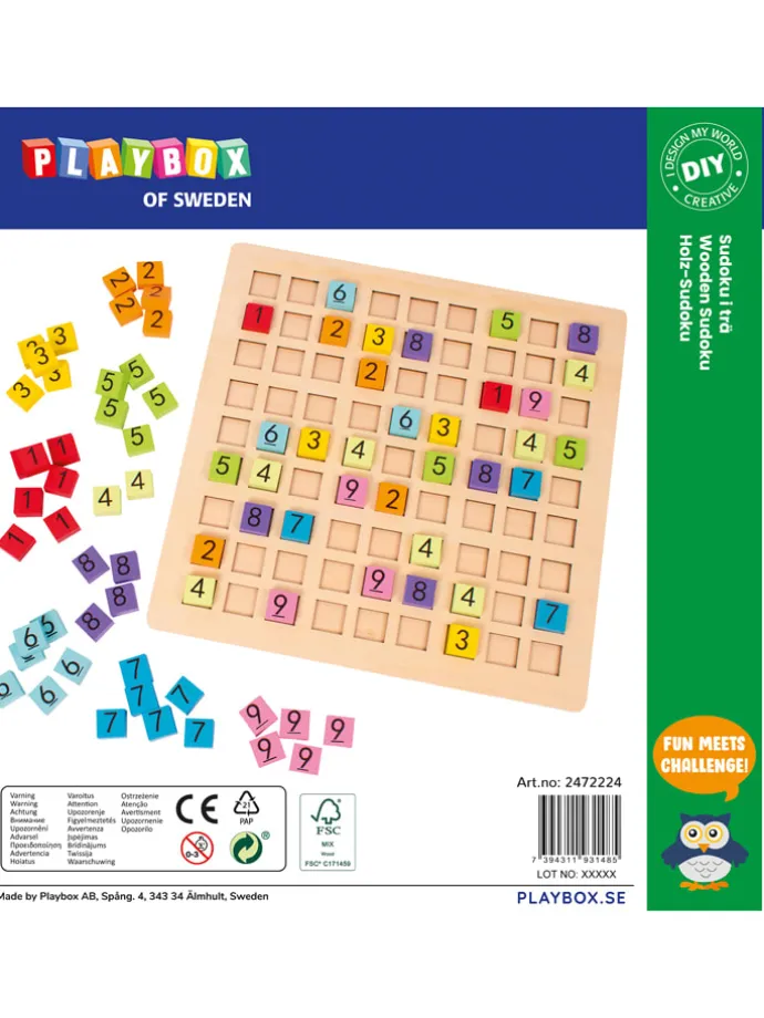 Leerspel "Sudoku" meerkleurig - vanaf 5 jaar