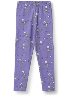 Legging "Skelet" paars
