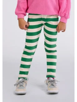 Legging "Zane" crème/groen