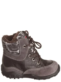 Leren ballerina's met bandje donkerblauw