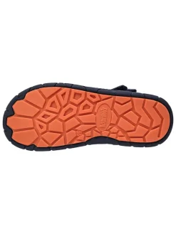 Leren barefootboots donkerblauw