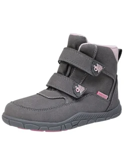 Leren barefootboots grijs