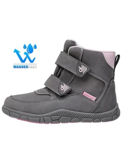 Leren barefootboots grijs