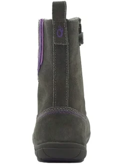 Leren barefootboots grijs