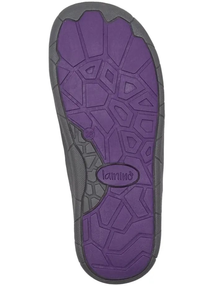 Leren barefootboots grijs