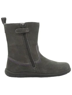 Leren barefootboots grijs