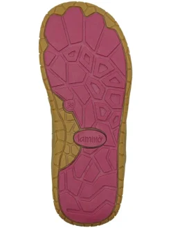 Leren barefootboots lichtbruin/grijs