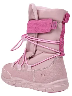 Leren barefootboots lichtroze