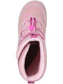 Leren barefootboots lichtroze