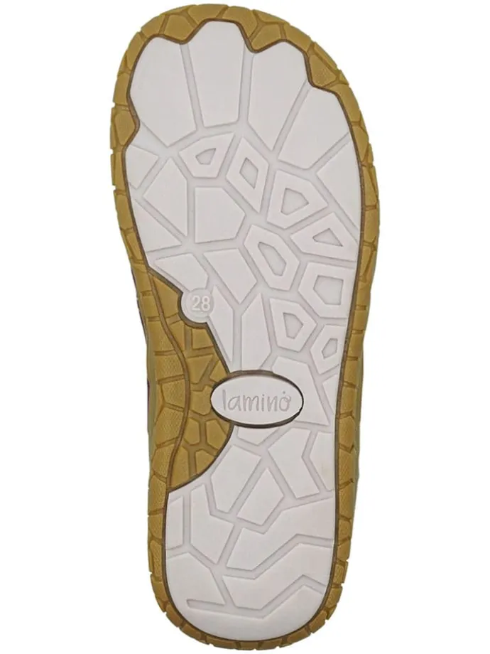 Leren barefootboots paars