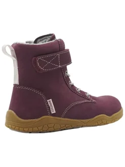 Leren barefootboots paars