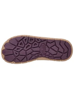 Leren barefootboots paars