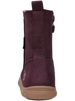 Leren barefootboots rood