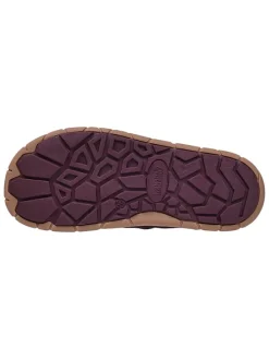 Leren barefootboots rood