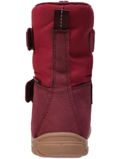 Leren barefootboots rood