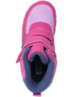 Leren barefootboots roze
