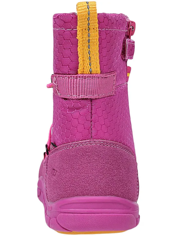 Leren barefootboots roze