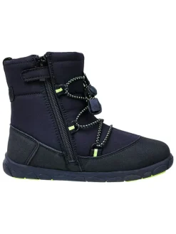 Leren barefootboots zwart